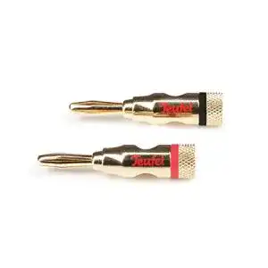 Bananenstecker Teufel C8502P (Paar) Schwarz/Rot