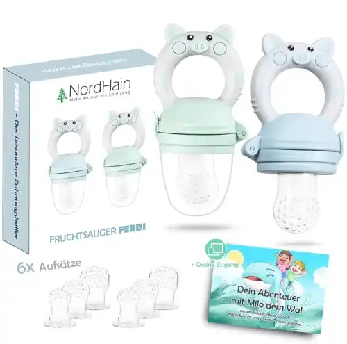 Fruchtsauger nordhain Set 2020 Blau für glückliche Babys