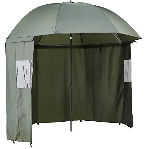 Angelschirm Cormoran Schirmzelt Zelt Angeln Schirm – Deluxe 2,5m Bogenspannweite