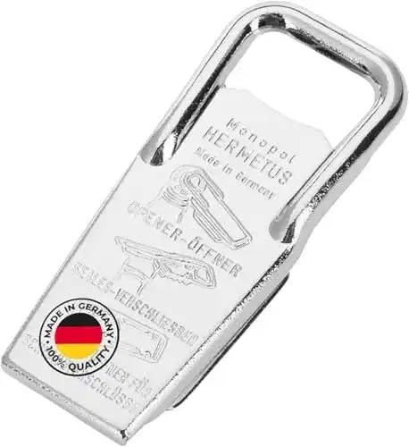 Flaschenöffner Westmark, Kapselheber, 3-in-1, Stahl/Gummi