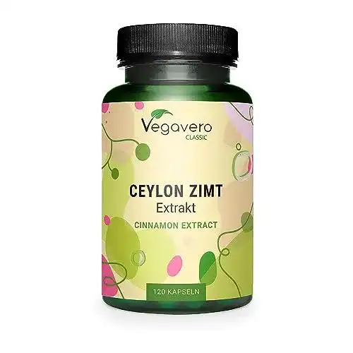 Zimtkapseln Vegavero Ceylon ZIMT Kapseln ® | HOCHDOSIERT