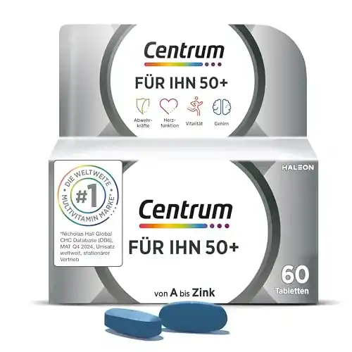 Centrum-Vitamine Centrum Generation 50+ Für Ihn, 60 Tabletten