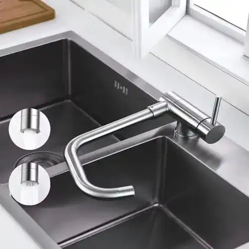 Vorfenster-Armatur ONECE mit 2 Strahlarten, Klappbar