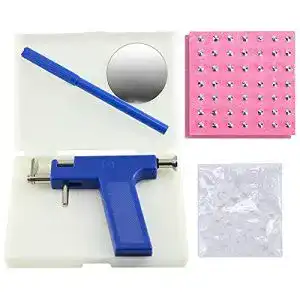 Ohrlochpistole YancLife Set, Edelstahl Ohr Nasenpiercing Maschine