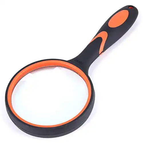 Kinderlupe ANDSTON Vergrößerungsglas, Große Lupe 4X