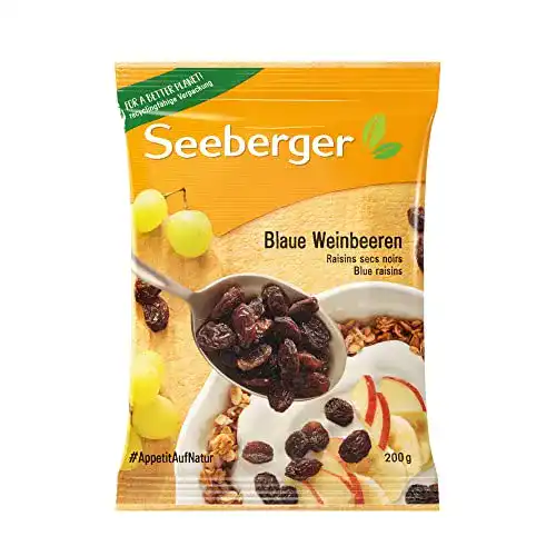 Rosinen Seeberger Blaue Weinbeeren, (13 x 200 g Packung)