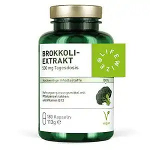 Brokkoli-Pulver LifeWize ® 180 Brokkoli Extrakt Kapseln