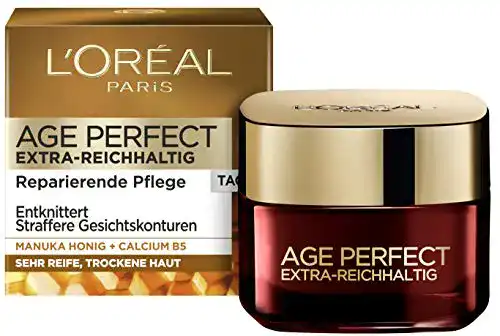 Reichhaltige Gesichtscreme L’Oréal Paris Tagespflege, Age Perfect