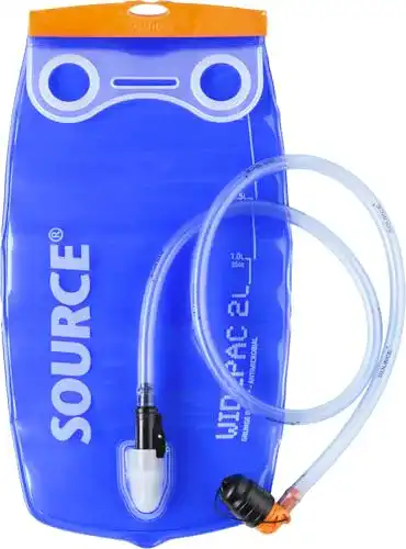 Trinkblase Source Wasserbehälter Widepac , transparent/Blau
