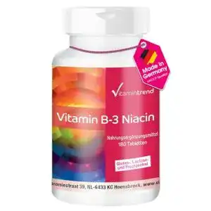 Vitamin B3 Vitamintrend Niacin 100mg, 180 Tabletten