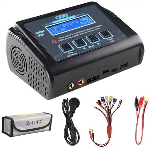 Modellbau-Ladegerät HTRC C150 LiPo ladegerät RC