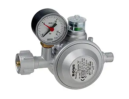 Gasdruckregler mit Manometer ROWI Gas Druckregler