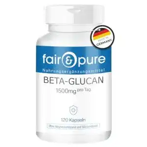 Beta-Glucan Fair & Pure Kapseln 500mg aus Hafer, 120 Kapseln