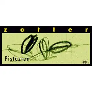Zotter-Schokolade Zotter Bergmilchschokolade mit Pistazien, 70 g
