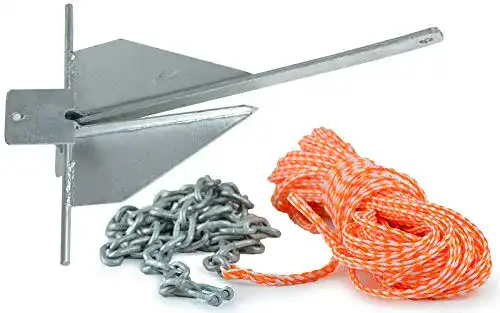 Plattenanker wellenshop Danforth Anker 6 kg Stahl Verzinkt