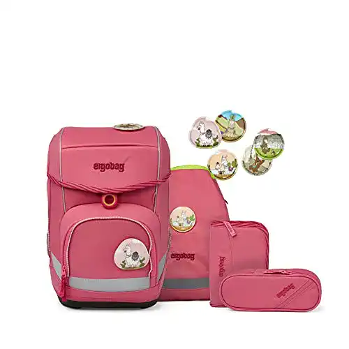 Ergobag-Schulranzen ergobag cubo Set ergonomisch, 5-teilig