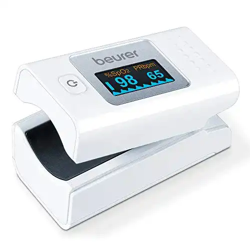 Pulsoximeter Beurer PO 35, schmerzfreie Anwendung, Farbdisplay