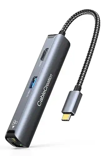 USB-C-Hub CableCreation USB-C Hub Multiport Adapter, 6 Port