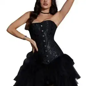 Korsett MISS MOLY Damen Corsage Vintage Vollbrust Klassisch