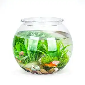 rundes Aquarium Nobleza, Kugelaquarium bruchsicher, Kunststoff