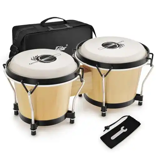 Die beste Bongo Eastar Trommel 6 Zoll/15.24 CM und 7 Zoll/17.78 CM 2026 Test Bestseller Bongo Eastar Trommel 6 Zoll/15.24 CM und 7 Zoll/17.78 CM