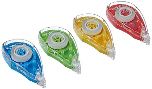 Korrekturroller Amazon Basics, 4,2 mm x 6 m, 8er-Packung
