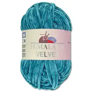 Flauschwolle Wohnkult Himalaya 100 g Velvet Dolphin Wolle 40 Farben