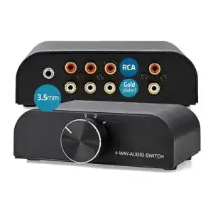 Lautsprecher-Umschalter TronicXL Analog Stereo 3fach