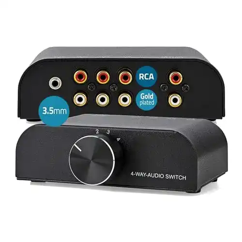 Lautsprecher-Umschalter TronicXL Analog Stereo 3fach