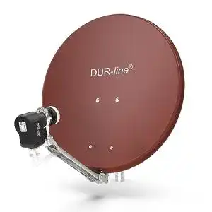 Satellitenschüssel (60 cm) DUR-line 4 Teilnehmer Set