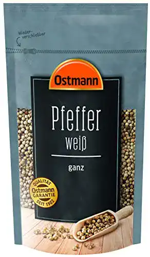 Weißer Pfeffer Ostmann Gewürze Pfeffer weiß ganz 250 g