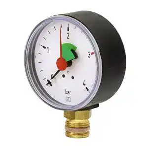 Manometer Cornat T593700 0-4 bar, selbstdichtend, 3/8 Zoll