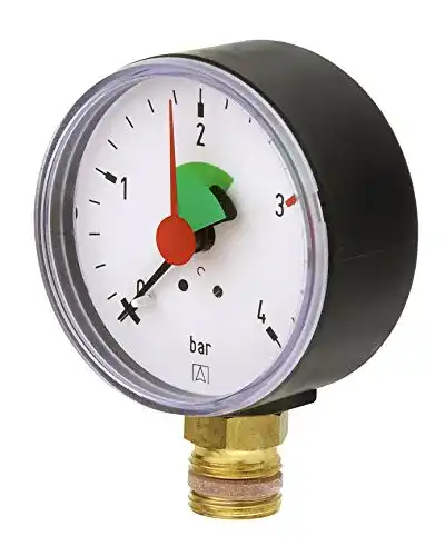 Manometer Cornat T593700 0-4 bar, selbstdichtend, 3/8 Zoll