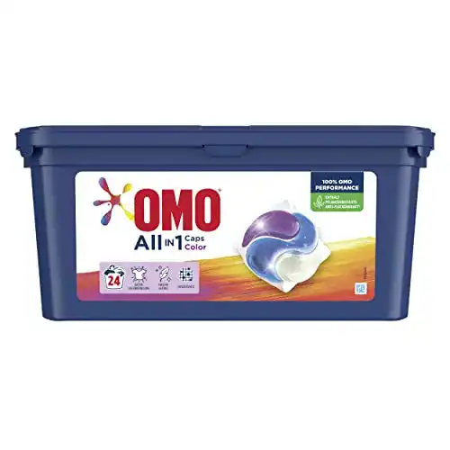 Waschmittel-Pods OMO Caps Color 24W, 648 g