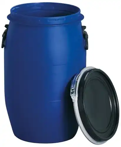 Kunststofffass Graf Kunststoff-Weithalsfass PE 60 L blau