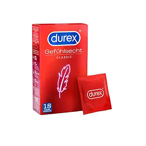 Durex-Kondom Durex Gefühlsecht Classic Kondome, 18 Stück