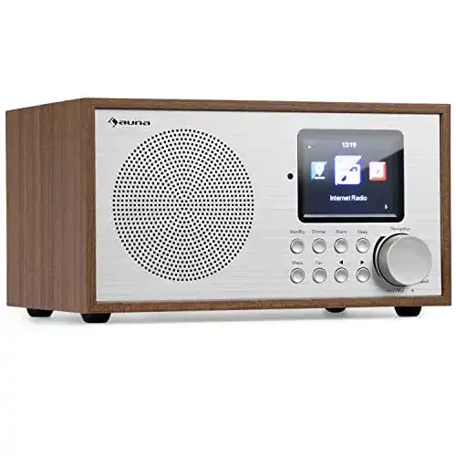 Die beste DAB-Radio mit Fernbedienung auna Silver Star Radio, tragbar 2026 Test Bestseller DAB-Radio mit Fernbedienung auna Silver Star Radio, tragbar
