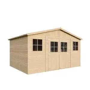 Gartenhaus TIMBELA Holz Gartenschuppen – Abstellkammer