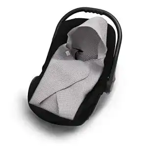 Einschlagdecke ELIMELI für Babyschale 100% Baumwolle