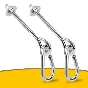 Schaukelhaken Poprkdre 2 St. mit Karabiner für Schaukelbalken