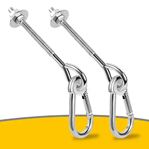 Schaukelhaken Poprkdre 2 St. mit Karabiner für Schaukelbalken