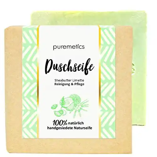 Naturseife Puremetics Zero Waste straffend “Sheabutter Limette”