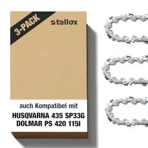 Tallox-Sägekette tallox 3 Sägeketten .325 1,3 mm 64 TG 38 cm