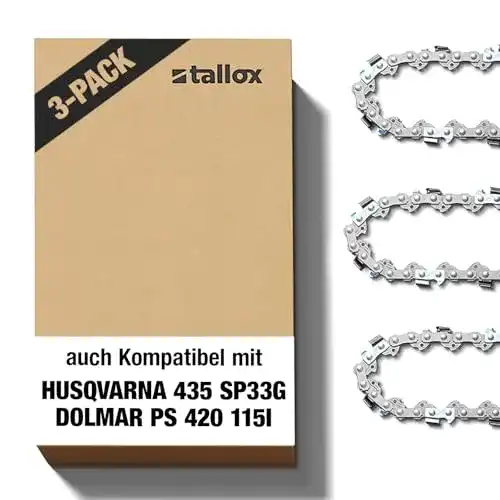 Tallox-Sägekette tallox 3 Sägeketten .325 1,3 mm 64 TG 38 cm