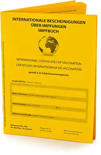 Impfpass briefbogen.de Hochwertiger internationaler Impfausweis