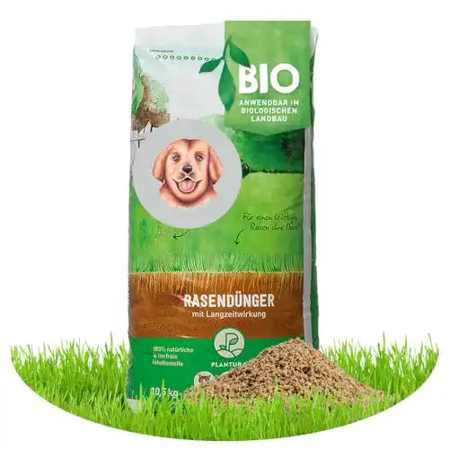 Rasendünger Plantura Bio- mit 3 Monate Langzeit-Wirkung, 10,5 kg