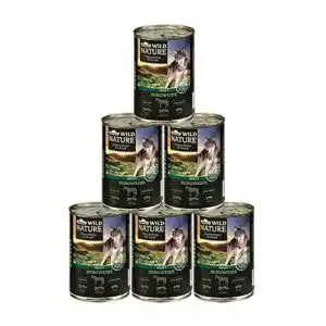 Hundefutter-Pferd Dehner Wild Nature Adult, Bergweide, 6 x 400 g