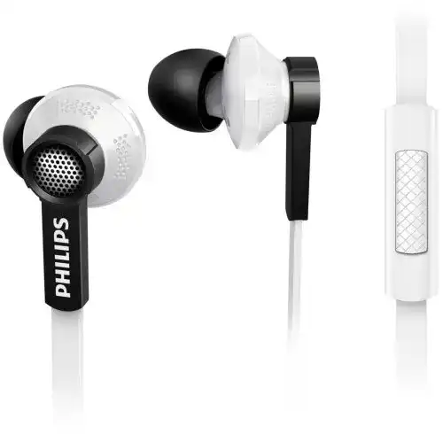 Philips-In-Ear-Kopfhörer Philips TX1WT/00 mit Mikrofon weiß