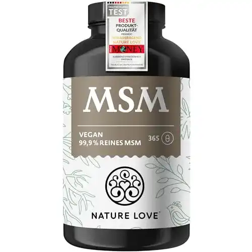 MSM-Kapseln Nature Love ® MSM Kapseln, 365 Kapseln