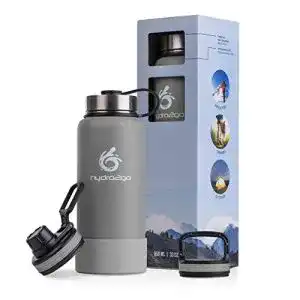 Edelstahl-Trinkflasche 1 Liter hydro2go ® X-AlpsBottle